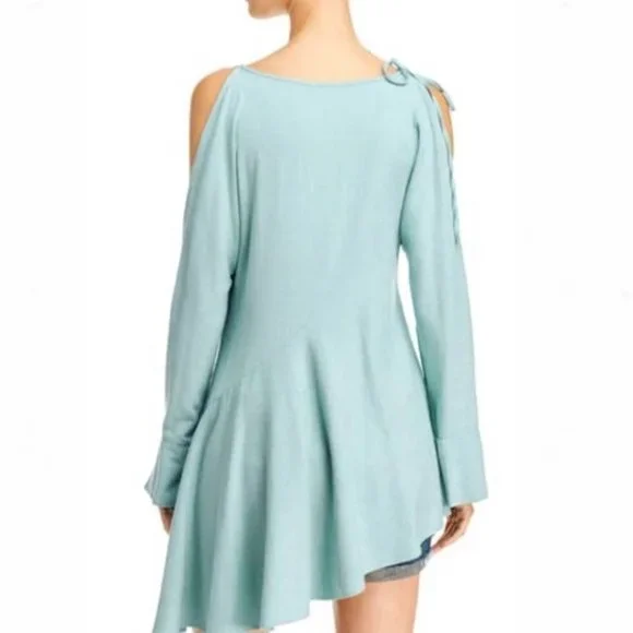 Free People Light Blue Long Sleeve Tunic - Picture 10 of 11